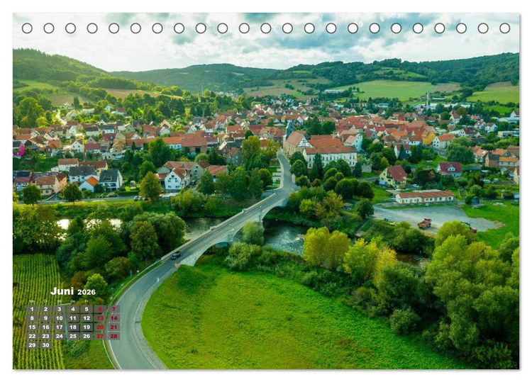 Produktbild: Die Werra in Hessen (Tischkalender 2026 DIN A5 quer), CALVENDO Monatskalender