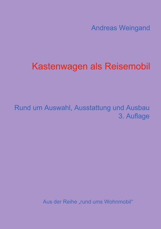 Produktbild: Kastenwagen als Reisemobil