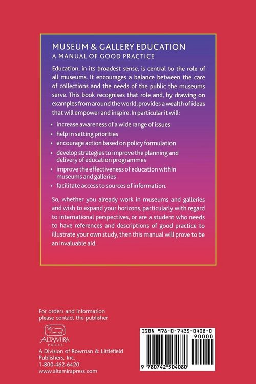 Produktbild: Museum and Gallery Education
