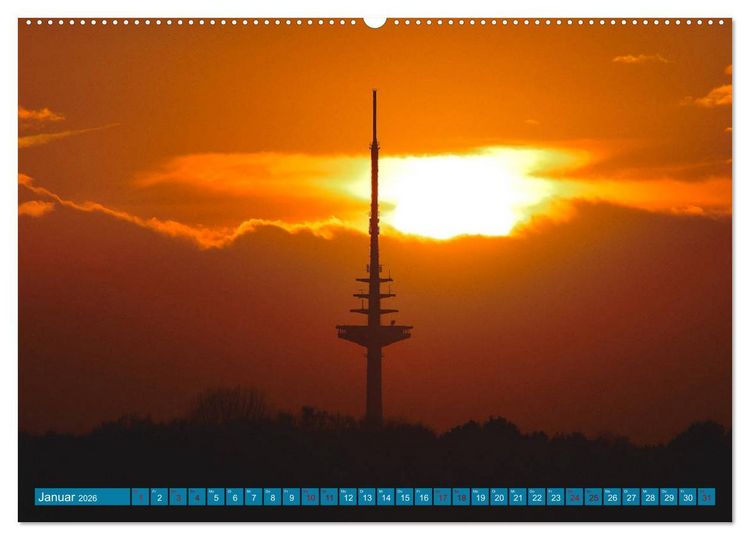Produktbild: Kalender Hansestadt Bremen a. d. Weser, 2026 (hochwertiger Premium Wandkalender 2026 DIN A2 quer), Kunstdruck in Hochglanz