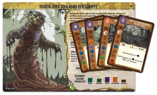 Produktbild: Spirit Island: Bodenloser Schlamm der S&uuml;mpfe (Mini-Eweiterung)