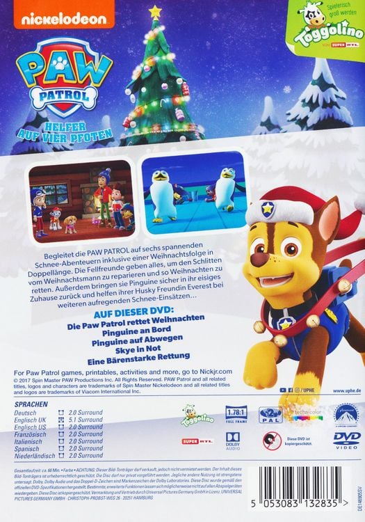 Produktbild: Paw Patrol - Die Paw Patrol rettet Weihnachten