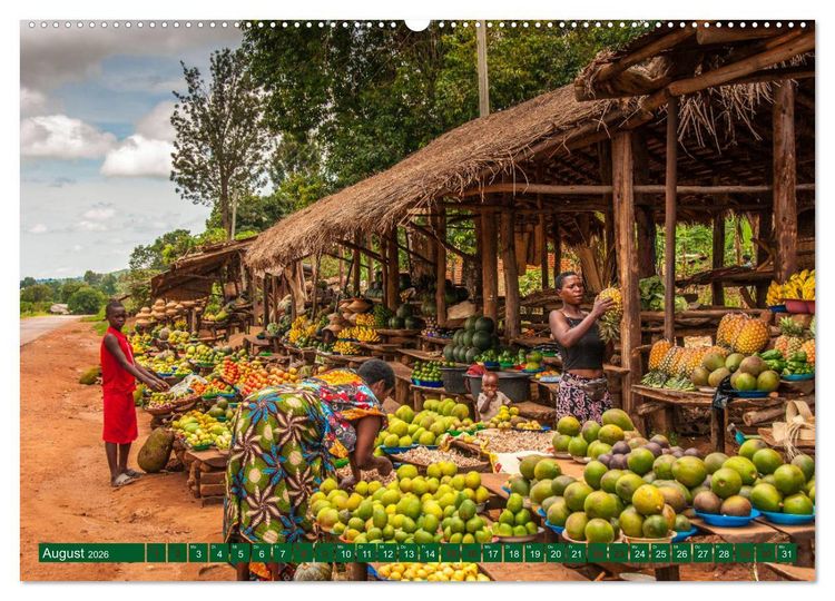Produktbild: Uganda - im Herzen von Afrika (hochwertiger Premium Wandkalender 2026 DIN A2 quer), Kunstdruck in Hochglanz