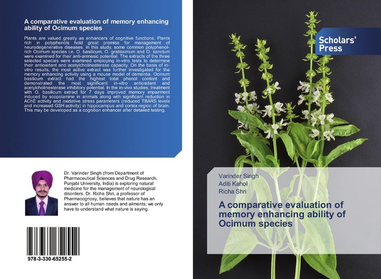 Produktbild: A comparative evaluation of memory enhancing ability of Ocimum species