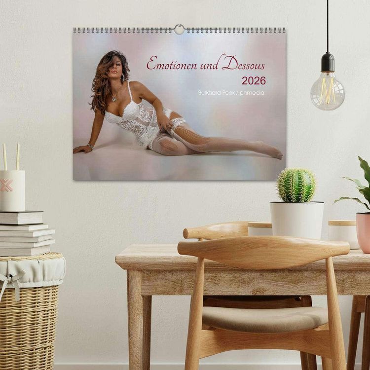 Produktbild: Emotionen und Dessous (Wandkalender 2026 DIN A3 quer), CALVENDO Monatskalender