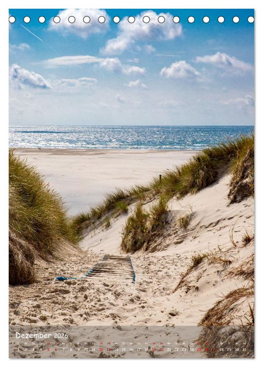 Produktbild: Nordfriesland, Zwischen St. Peter Ording und Sylt (Tischkalender 2026 DIN A5 hoch), CALVENDO Monatskalender