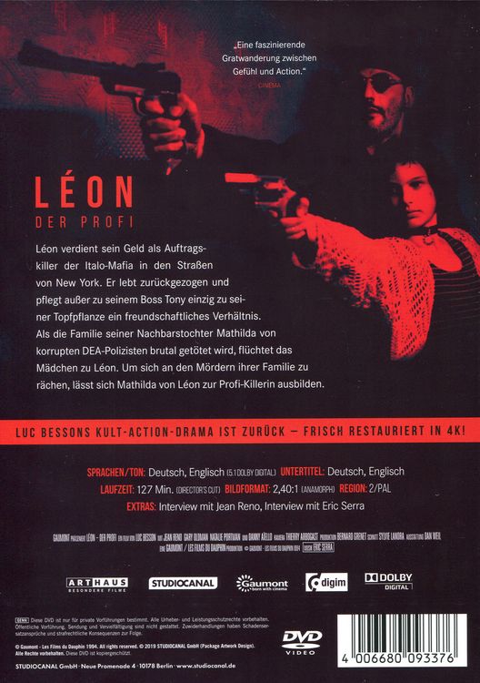 Produktbild: Leon - Der Profi / Director's Cut / Digital Remastered