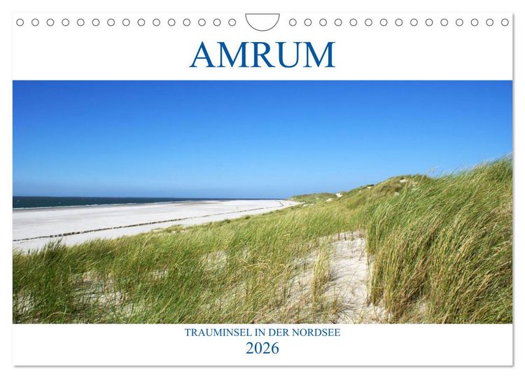 Produktbild: Amrum &ndash; Trauminsel in der Nordsee (Wandkalender 2026 DIN A4 quer), CALVENDO Monatskalender