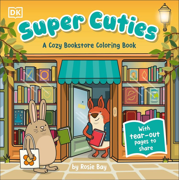 Produktbild: Super Cuties: A Cozy Bookstore Coloring Book
