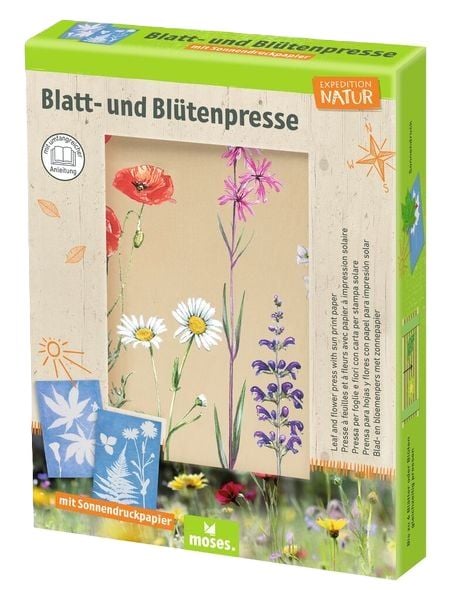 Produktbild: Expedition Natur Blatt- und Bl&uuml;tenpresse mit Sonnendruckpapier