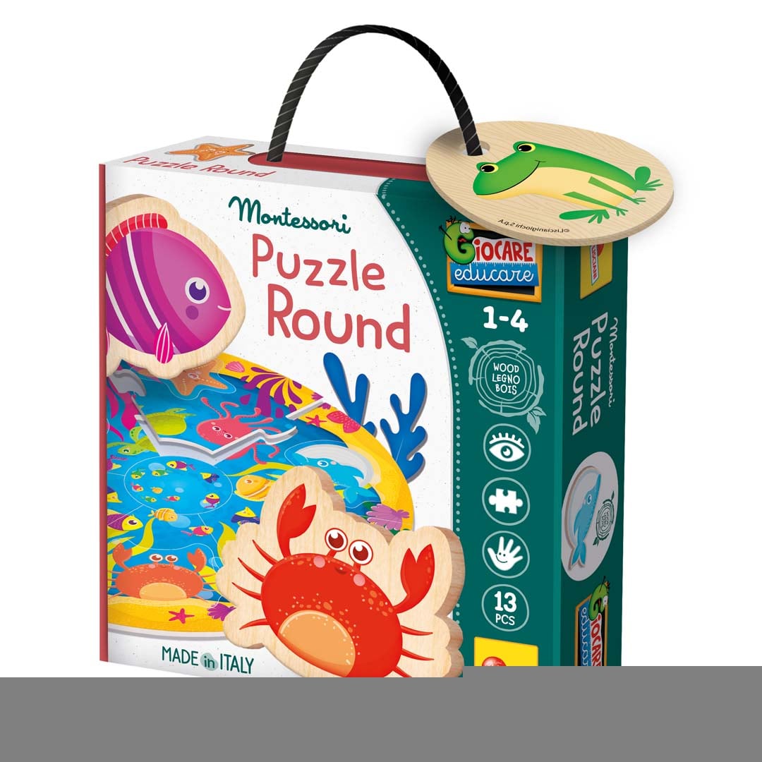 Produktbild: Montessori Wood Puzzle Round