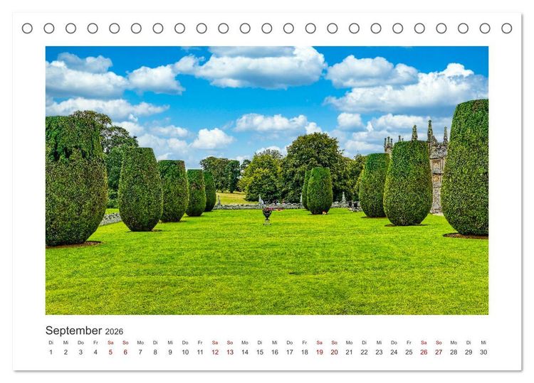 Produktbild: S&uuml;dengland - Impressionen aus dem S&uuml;dwesten von England (Tischkalender 2026 DIN A5 quer), CALVENDO Monatskalender