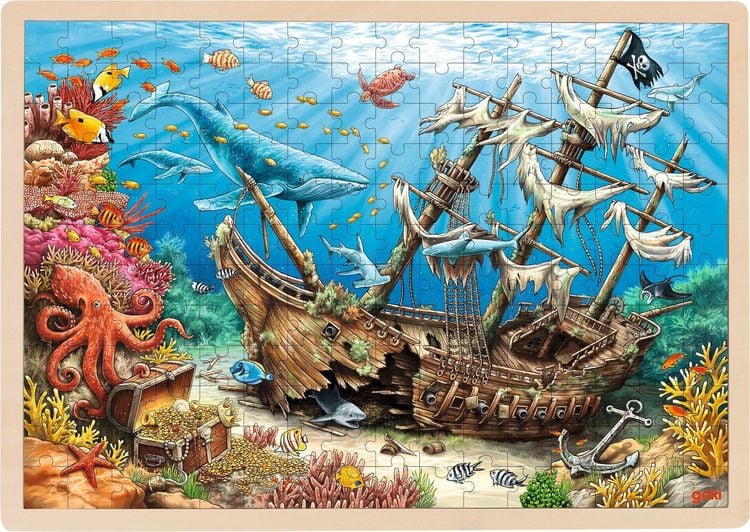 Produktbild: Einlegepuzzle Versunkenes Schiff, Santa Elena