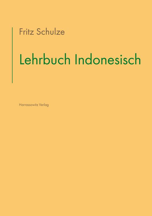 Produktbild: Lehrbuch Indonesisch
