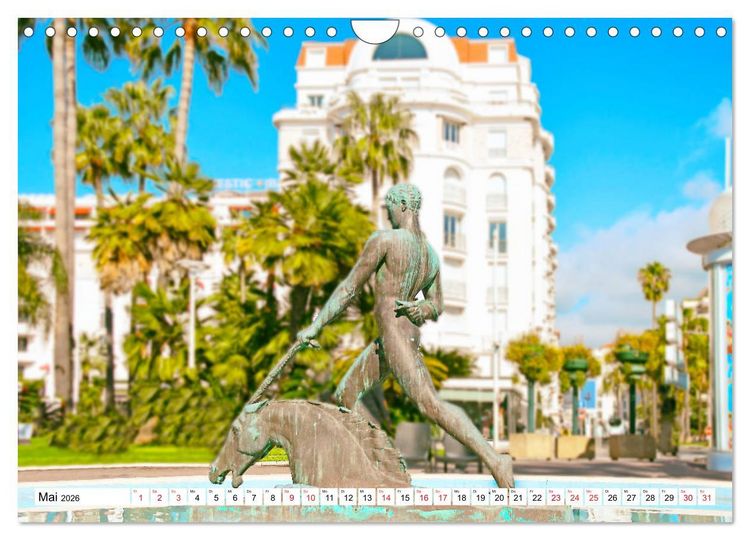 Produktbild: Cannes - idyllische Stadt an der C&ocirc;te d&rsquo;Azur (Wandkalender 2026 DIN A4 quer), CALVENDO Monatskalender