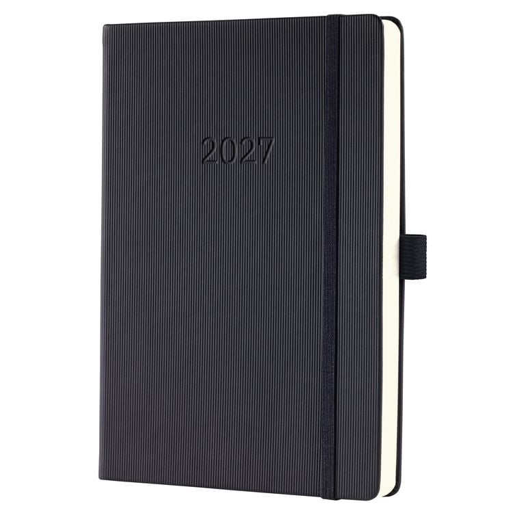 Produktbild: SIGEL C2710 Tageskalender Conceptum 2027, ca. A5, Hardcover, schwarz