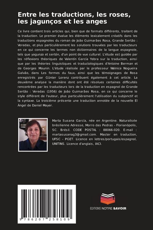 Produktbild: Entre les traductions, les roses, les jagun&ccedil;os et les anges