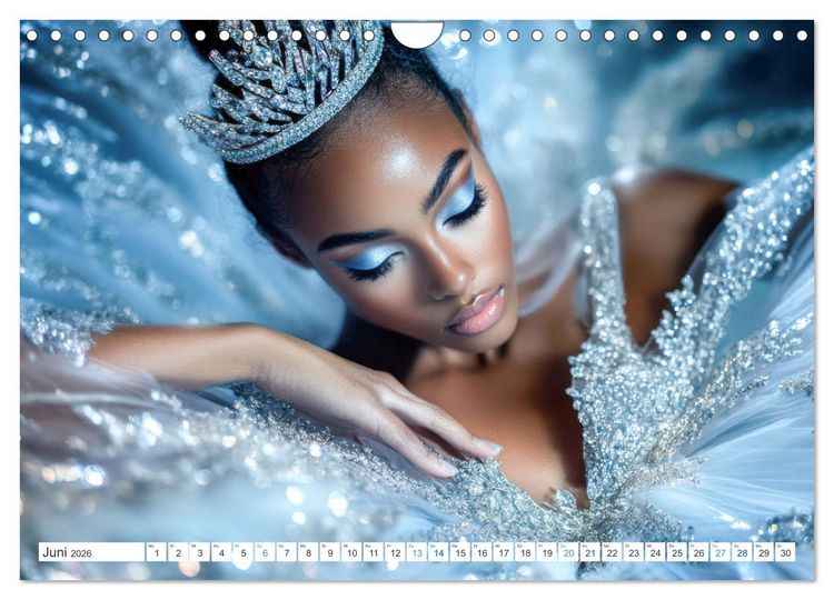 Produktbild: Ballerinas in Diamanten (Wandkalender 2026 DIN A4 quer), CALVENDO Monatskalender