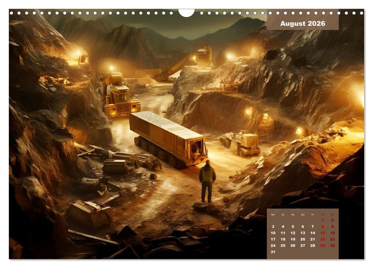 Produktbild: Der Schimmer im Dreck (Wandkalender 2026 DIN A3 quer), CALVENDO Monatskalender