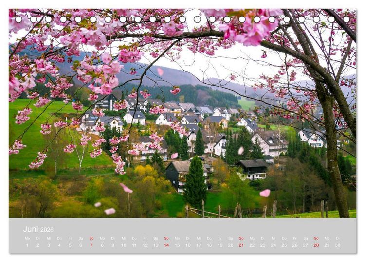 Produktbild: Winterberg - Stadtansichten (Tischkalender 2026 DIN A5 quer), CALVENDO Monatskalender