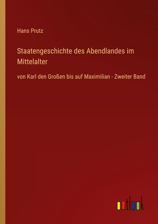Produktbild: Staatengeschichte des Abendlandes im Mittelalter