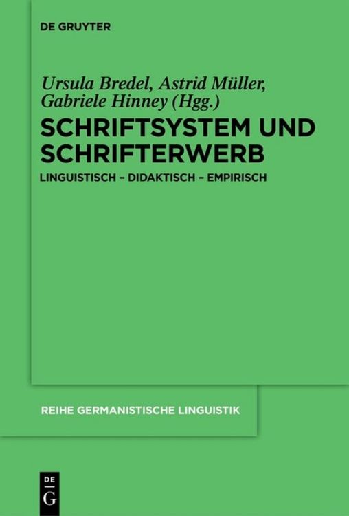 Produktbild: Schriftsystem und Schrifterwerb