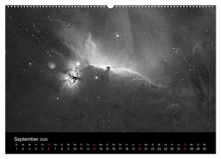 Produktbild: Atemberaubender Weltraum (Wandkalender 2026 DIN A2 quer), CALVENDO Monatskalender