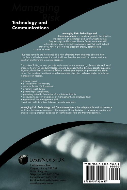 Produktbild: Managing Risk
