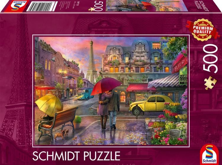 Produktbild: Schmidt 59713 - Regenzauber in Paris, Puzzle 500 Teile