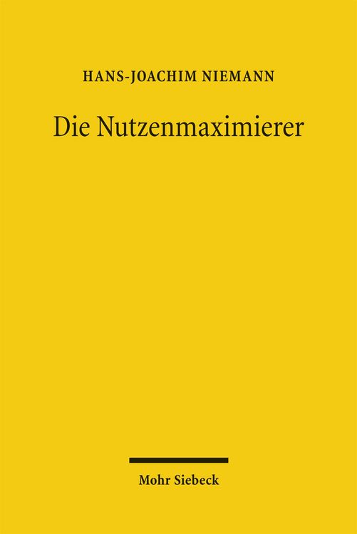 Produktbild: Die Nutzenmaximierer