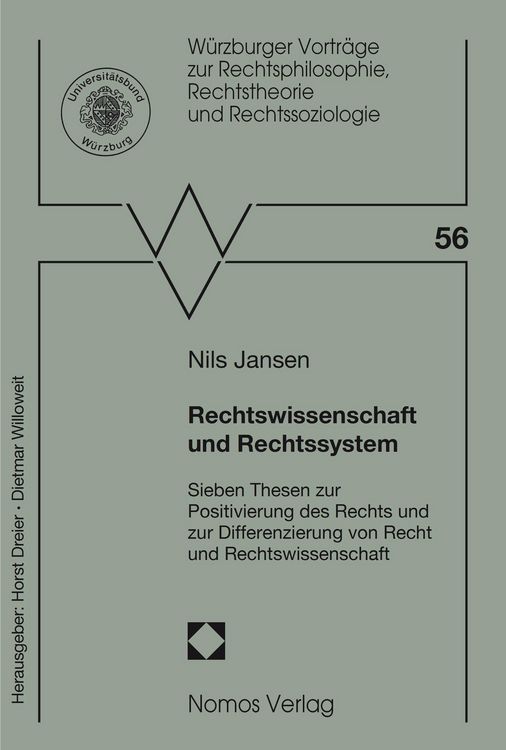 Produktbild: Rechtswissenschaft und Rechtssystem