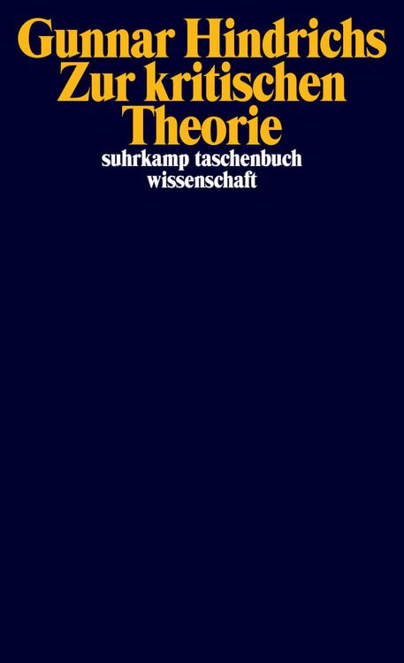 Produktbild: Zur kritischen Theorie