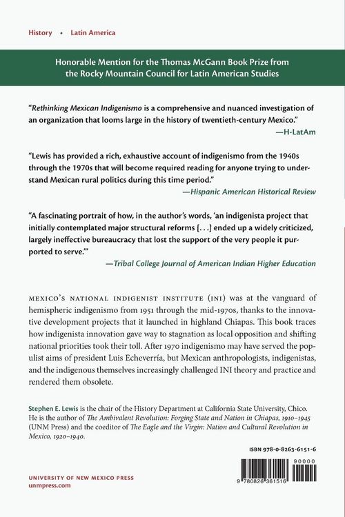 Produktbild: Rethinking Mexican Indigenismo