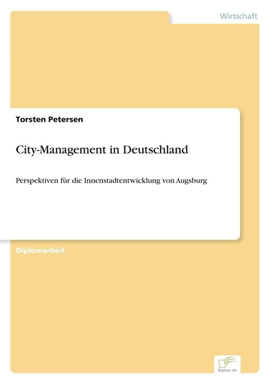 Produktbild: City-Management in Deutschland
