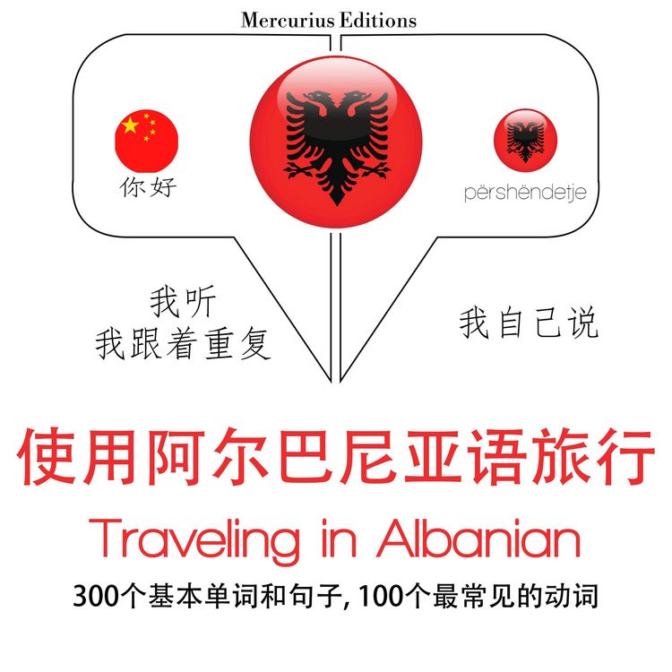 Produktbild: Travel words and phrases in Albanian