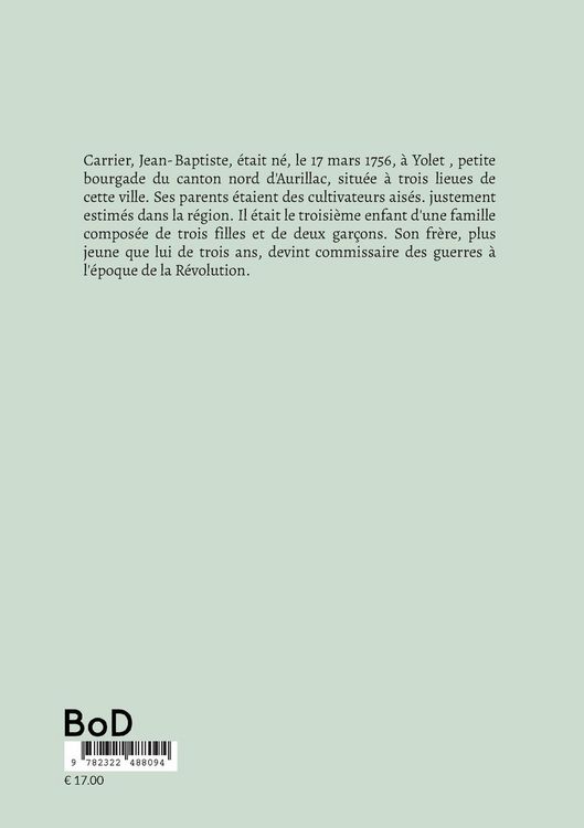 Produktbild: Jean-Baptiste Carrier