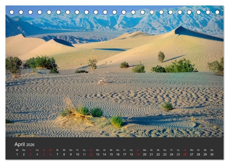Produktbild: W&uuml;sten, wilde Sch&ouml;nheiten (Tischkalender 2026 DIN A5 quer), CALVENDO Monatskalender