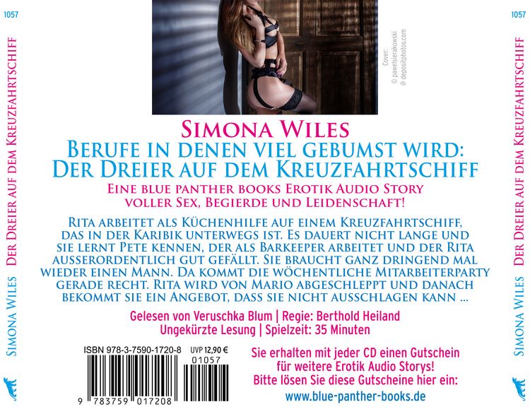 Produktbild: Berufe in denen viel gebumst wird: Der Dreier auf dem Kreuzfahrtschiff | Erotik Audio Story | Erotisches H&ouml;rbuch Audio-CD