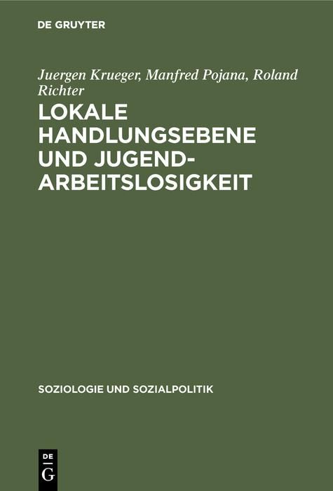 Produktbild: Lokale Handlungsebene und Jugendarbeitslosigkeit