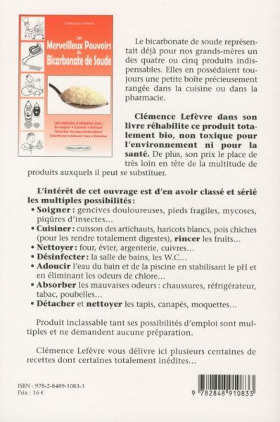 Produktbild: Les merveilleux pouvoirs du bicarbonate de soude