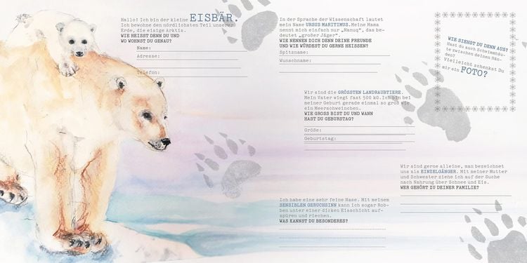 Produktbild: Freundschaftsbuch - Tiere kennenlernen und sch&uuml;tzen