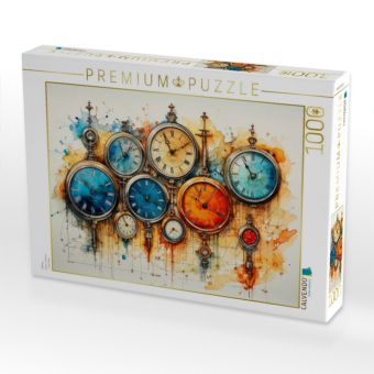Produktbild: CALVENDO Puzzle Uhren | 1000 Teile Lege-Gr&ouml;&szlig;e 64x48cm Foto-Puzzle f&uuml;r gl&uuml;ckliche Stunden