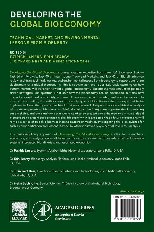 Produktbild: Developing the Global Bioeconomy
