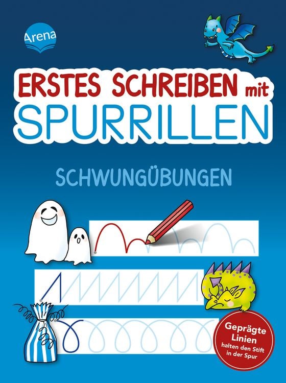 Produktbild: Erstes Schreiben mit Spurrillen. Schwung&uuml;bungen