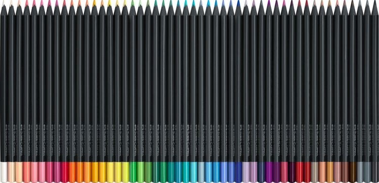 Produktbild: Faber-Castell Buntstifte Black Edition 50er Kartonetui