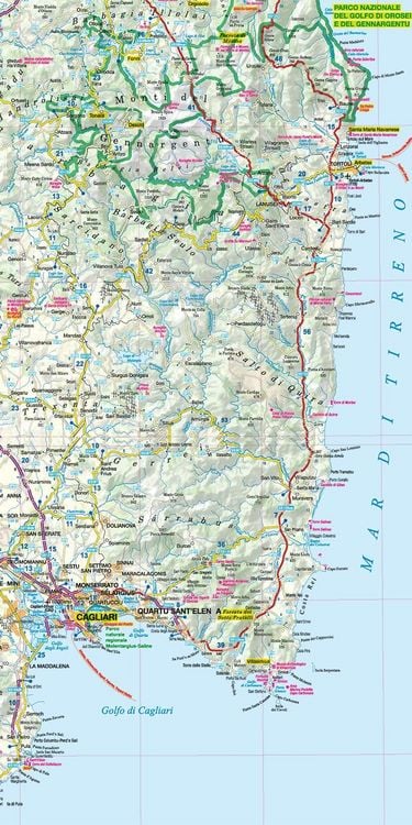 Produktbild: MoTourMaps Sardinien Auto- und Motorradkarte 1:330.000