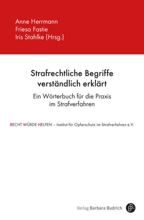 Produktbild: Strafrechtliche Begriffe verst&auml;ndlich erkl&auml;rt