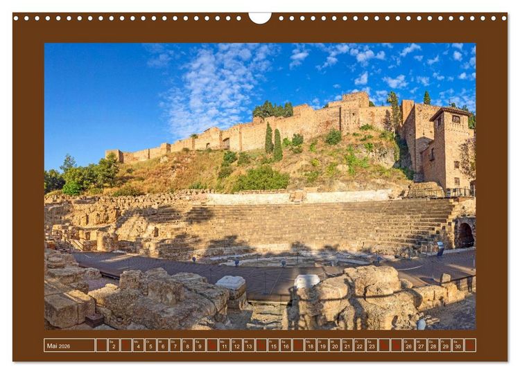 Produktbild: Ein Herz f&uuml;r M&aacute;laga (Wandkalender 2026 DIN A3 quer), CALVENDO Monatskalender