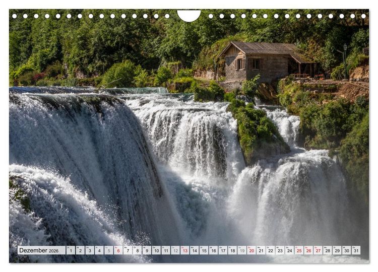 Produktbild: Wasserzauber Bosnien-Herzegowina (Wandkalender 2026 DIN A4 quer), CALVENDO Monatskalender