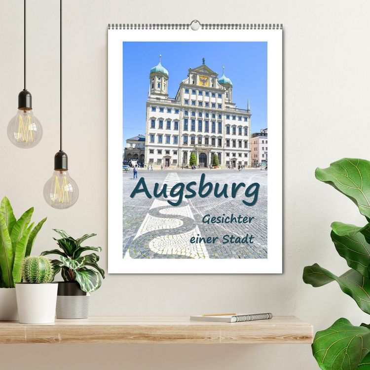 Produktbild: Augsburg - Gesichter einer Stadt (Wandkalender 2026 DIN A2 hoch), CALVENDO Monatskalender